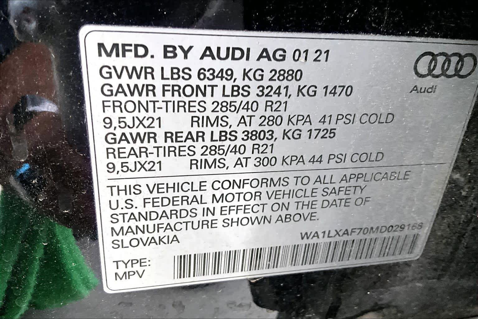 Used 2021 Audi Q7 3.0T Premium Plus w/ Executive Package AWD/4WD image 34