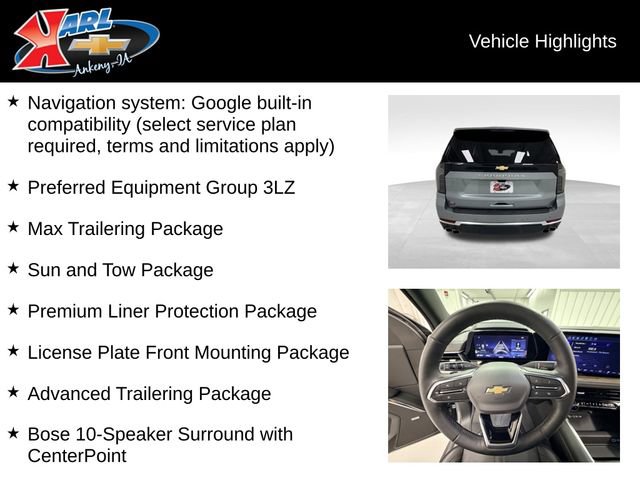 Certified 2025 Chevrolet Suburban High Country w/ Sun And Tow Package AWD/4WD image 2