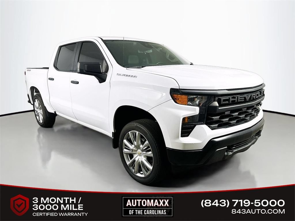 Used 2022 Chevrolet Silverado 1500 W/T w/ WT Value Package AWD/4WD image 1