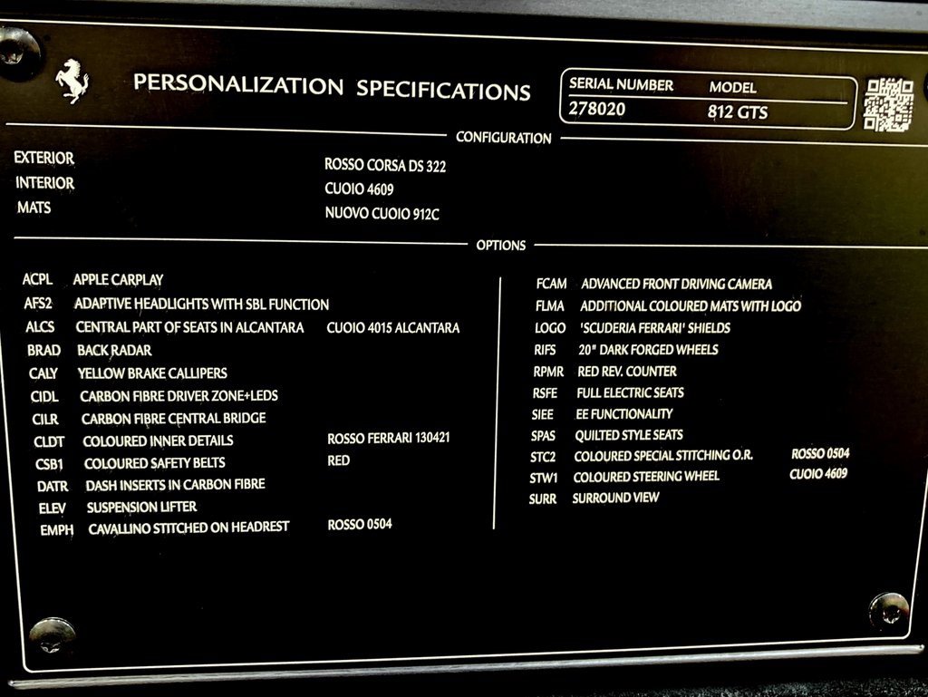 Used 2022 Ferrari 812 GTS image 39