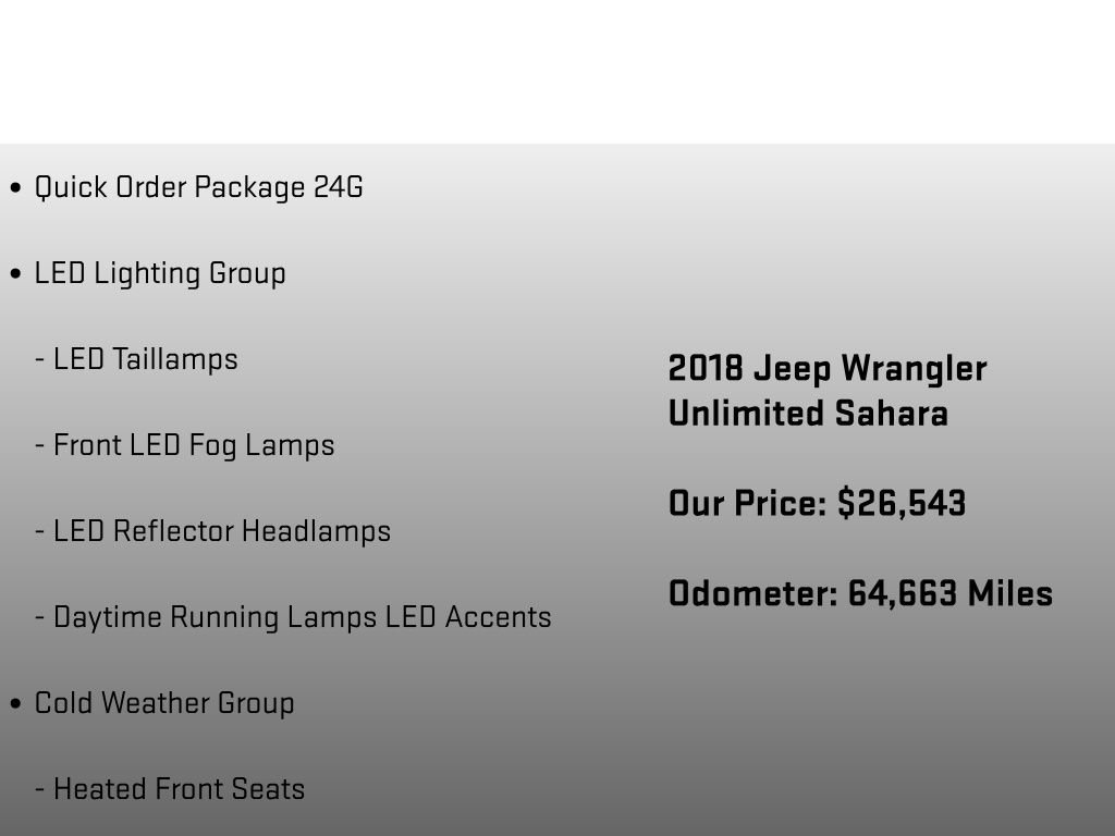 Used 2018 Jeep Wrangler Unlimited Sahara AWD/4WD image 6