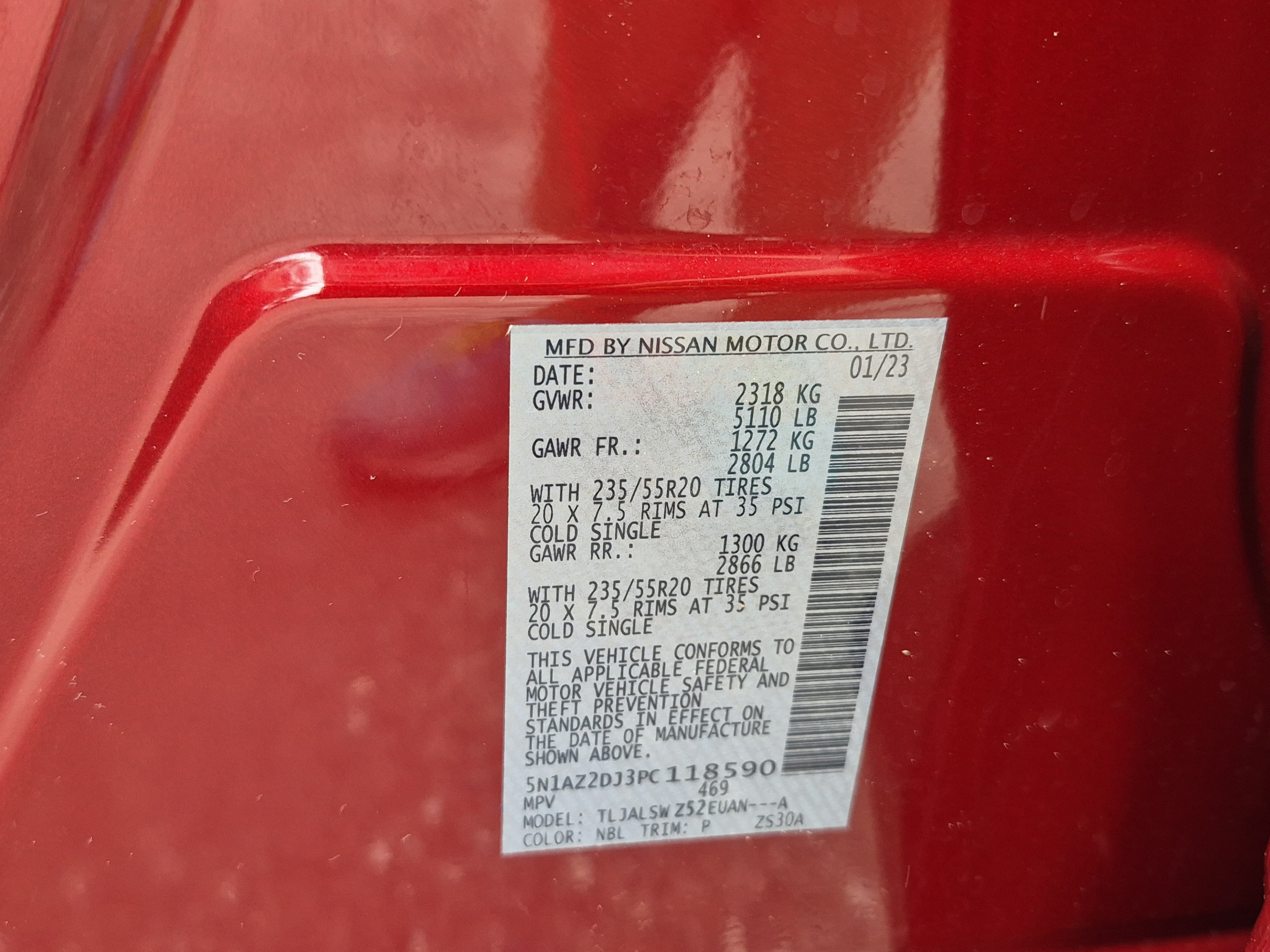 Certified 2023 Nissan Murano Platinum w/ Cargo Package FWD image 35