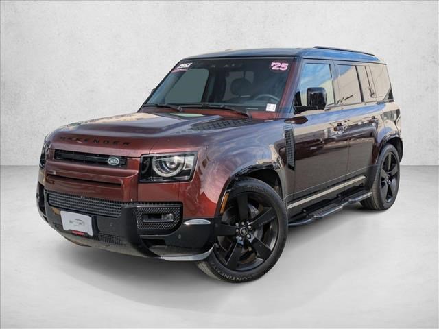 Certified 2025 Land Rover Defender 110 Sedona Red Edition