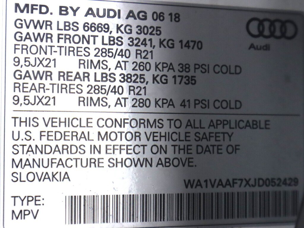 Used 2018 Audi Q7 3.0T Prestige w/ Prestige Package AWD/4WD image 51