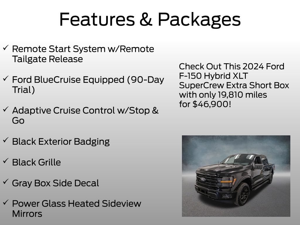 Used 2024 Ford F150 XLT w/ Equipment Group 302A MID AWD/4WD image 8