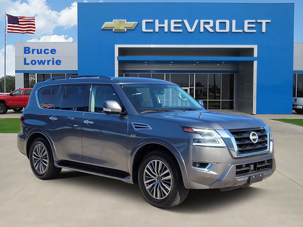 Used 2021 Nissan Armada SL w/ Captain's Chairs Package RWD video 1