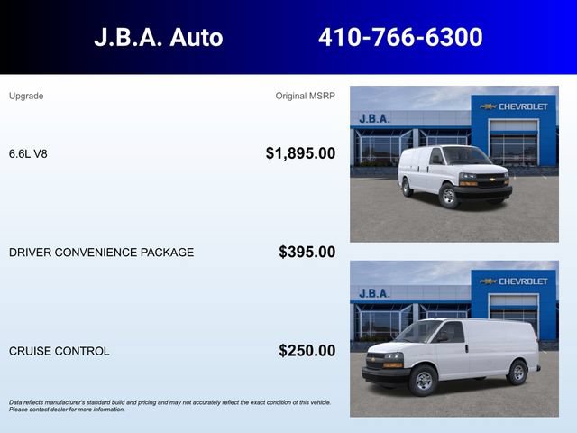 New 2025 Chevrolet Express 3500 w/ Driver Convenience Package RWD image 5