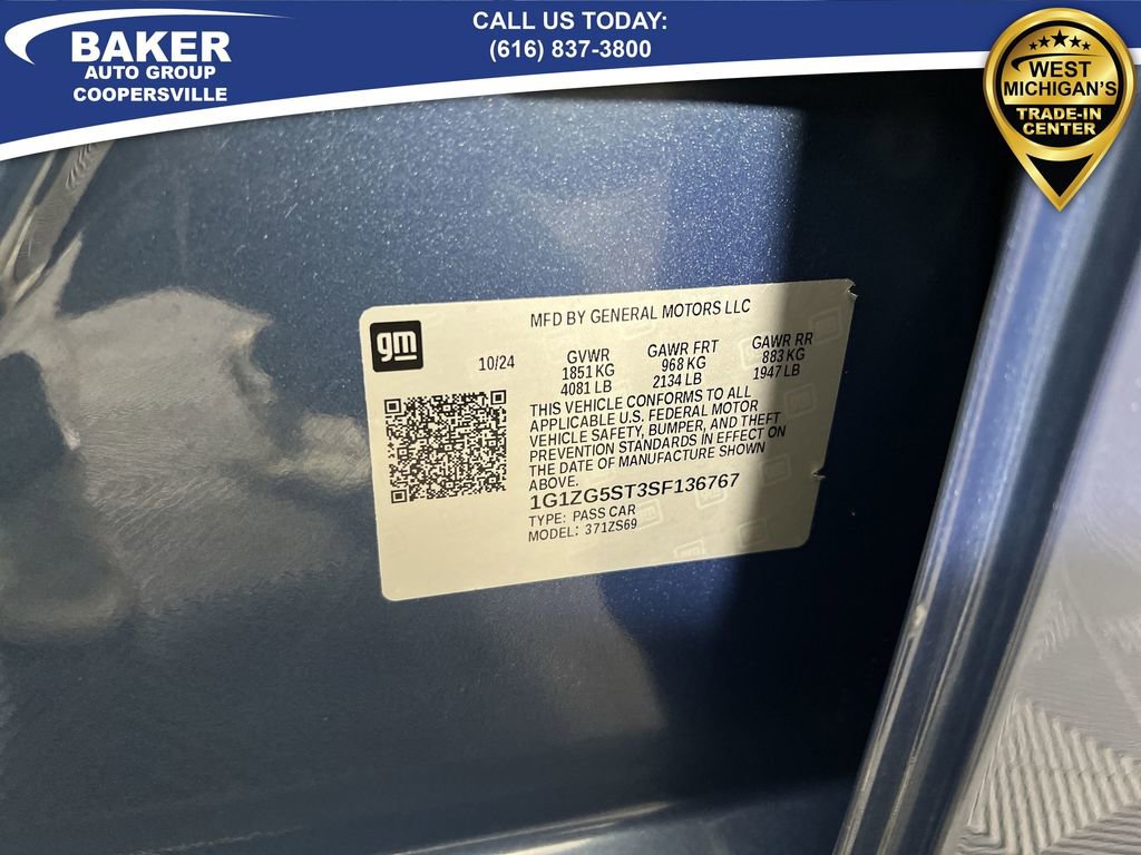 Certified 2025 Chevrolet Malibu RS image 33