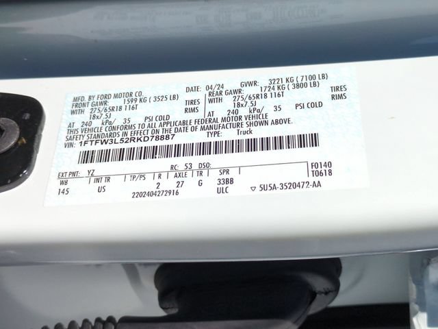 Used 2024 Ford F150 XLT w/ Equipment Group 302A MID AWD/4WD image 36