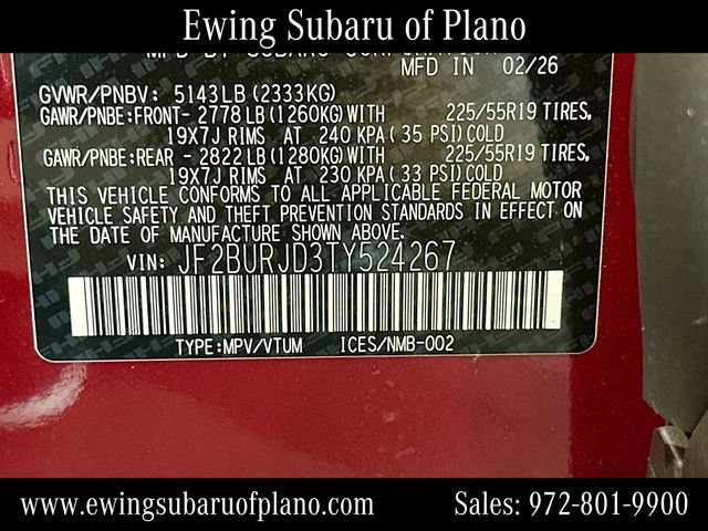 Used 2026 Subaru Outback Touring XT AWD/4WD image 35