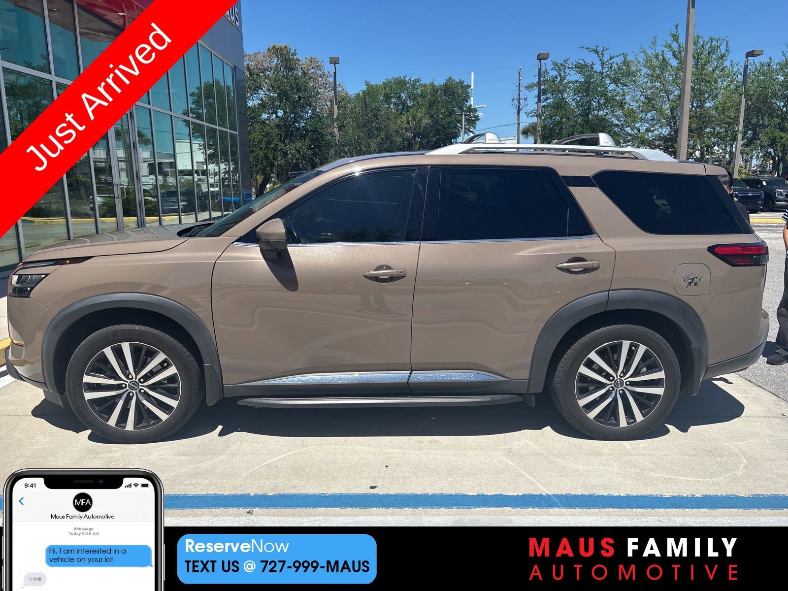 Used 2023 Nissan Pathfinder Platinum w/ Cargo Package image 1