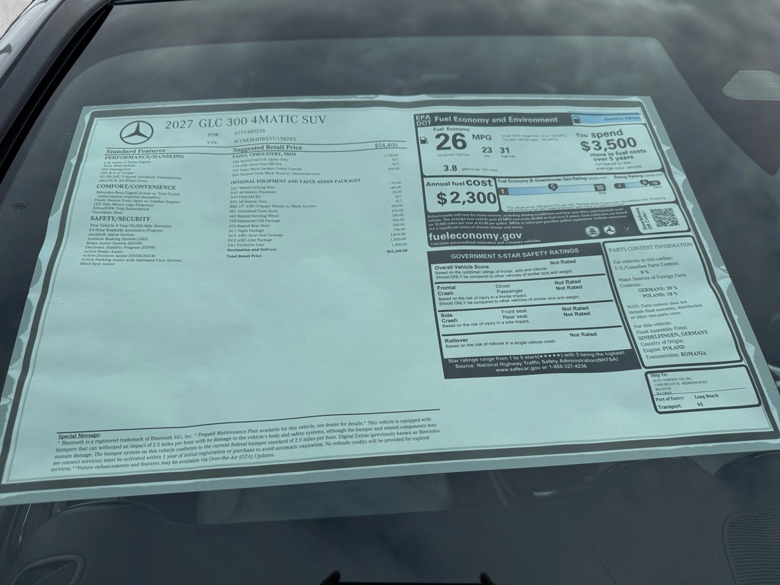 New 2027 Mercedes-Benz GLC 300 4MATIC image 19