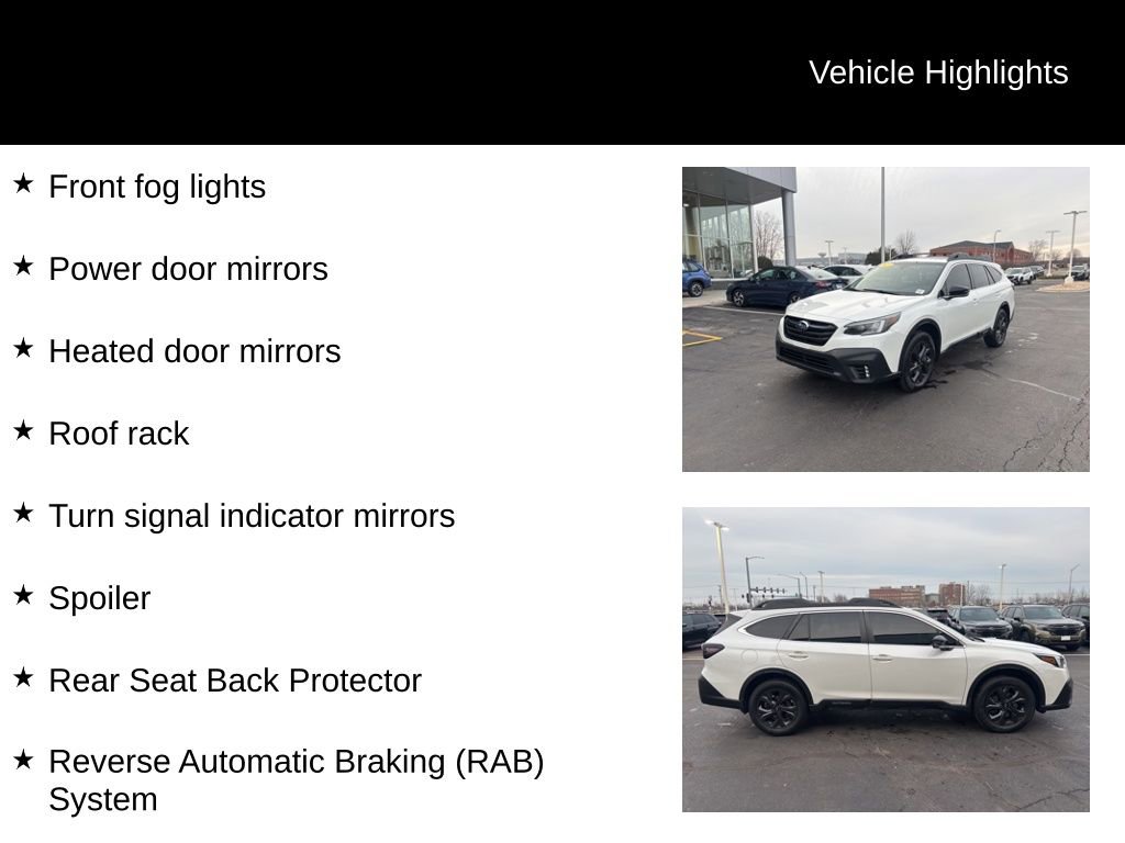 Used 2022 Subaru Outback Onyx Edition XT image 3