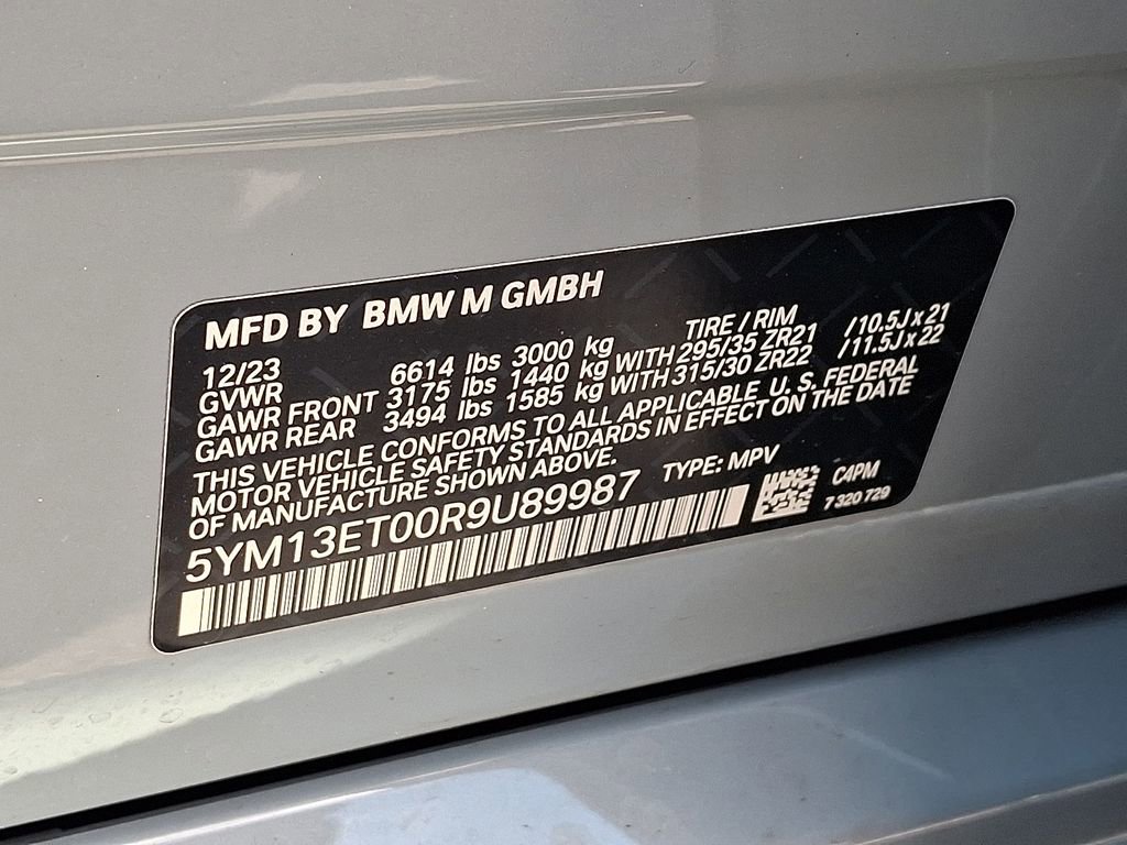 Used 2024 BMW X5 M Competition w/ Executive Package image 28