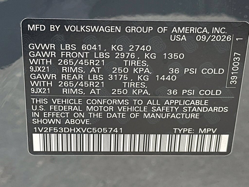 New 2027 Volkswagen Atlas SEL Premium R-Line AWD/4WD image 35