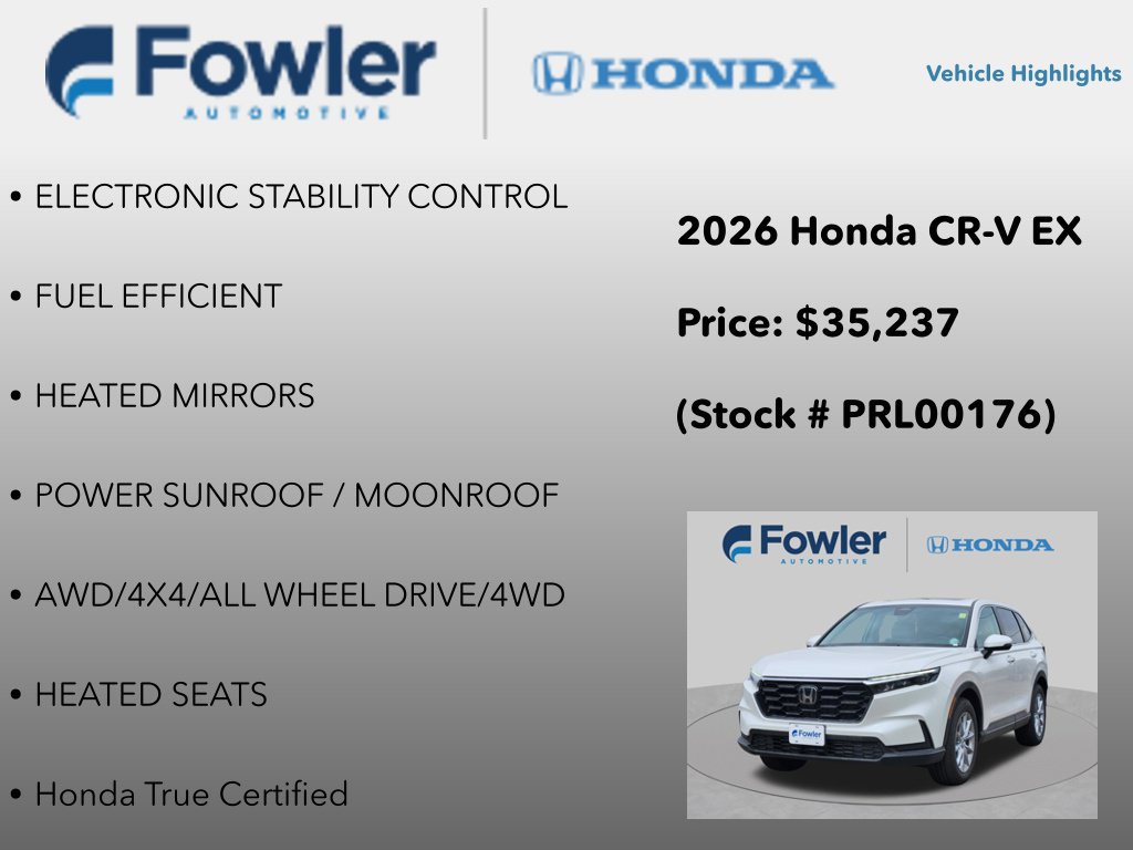 Certified 2026 Honda CR-V EX image 13