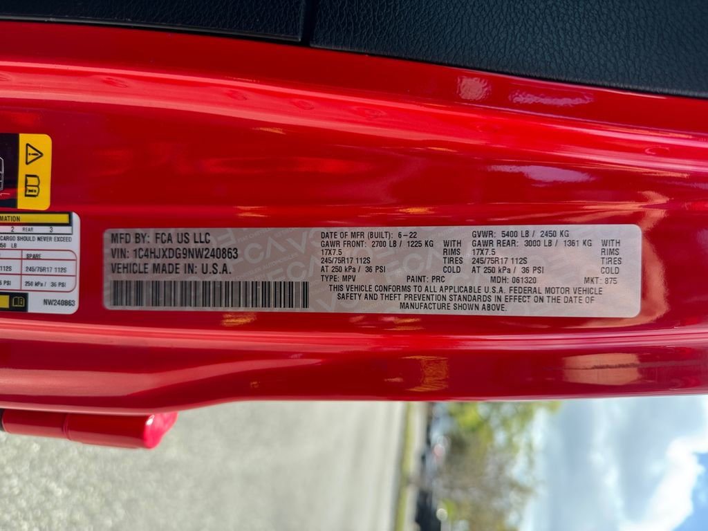 Used 2022 Jeep Wrangler Unlimited Sport S image 30