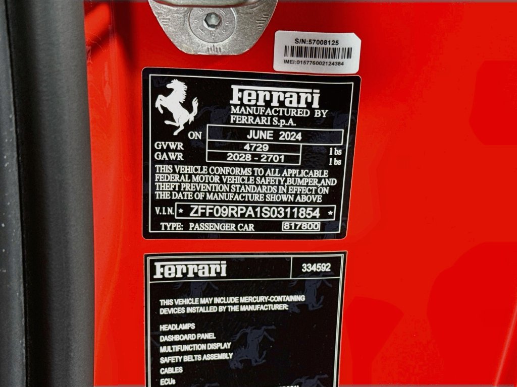 Certified 2025 Ferrari Roma Spider RWD image 26