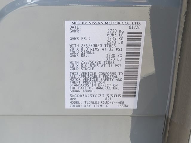 New 2026 Nissan Pathfinder Platinum image 13