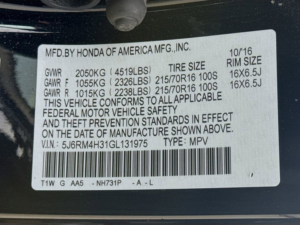 Used 2016 Honda CR-V LX image 35