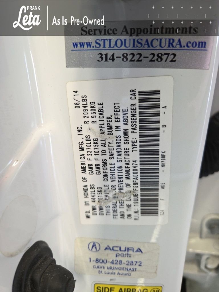 Used 2015 Acura TLX w/ Technology Package FWD image 27