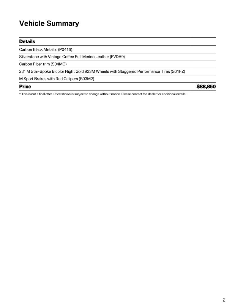 Certified 2023 BMW XM AWD/4WD image 3