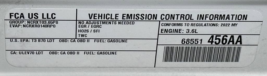 Certified 2022 Chrysler Pacifica Touring-L w/ S Appearance Package image 56