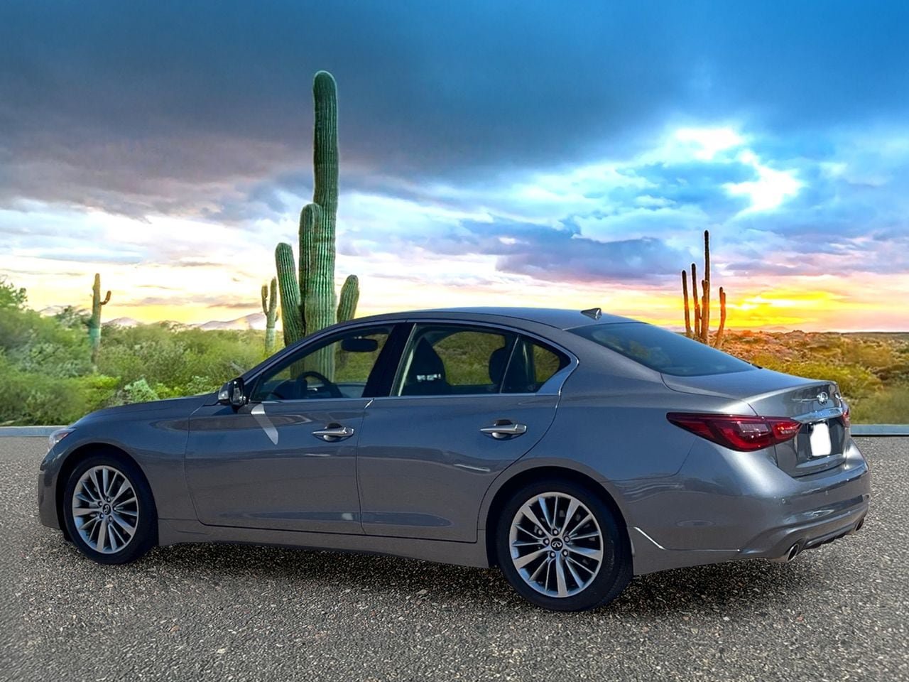 Certified 2023 INFINITI Q50 Luxe w/ Cargo Package RWD image 4