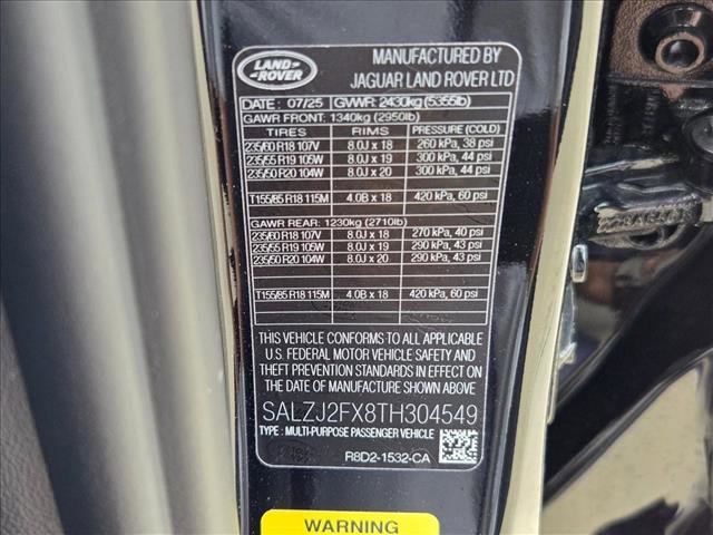 Certified 2026 Land Rover Range Rover Evoque S image 24