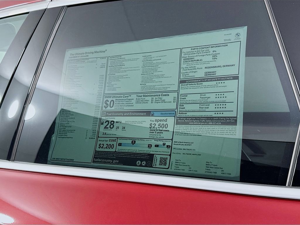 Used 2026 BMW X1 xDrive28i w/ Technology Package image 10