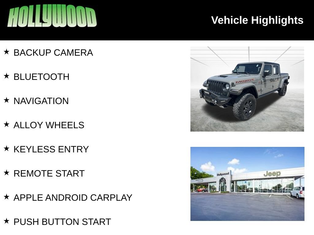 Used 2022 Jeep Gladiator Mojave w/ Trailer Tow Package AWD/4WD image 3