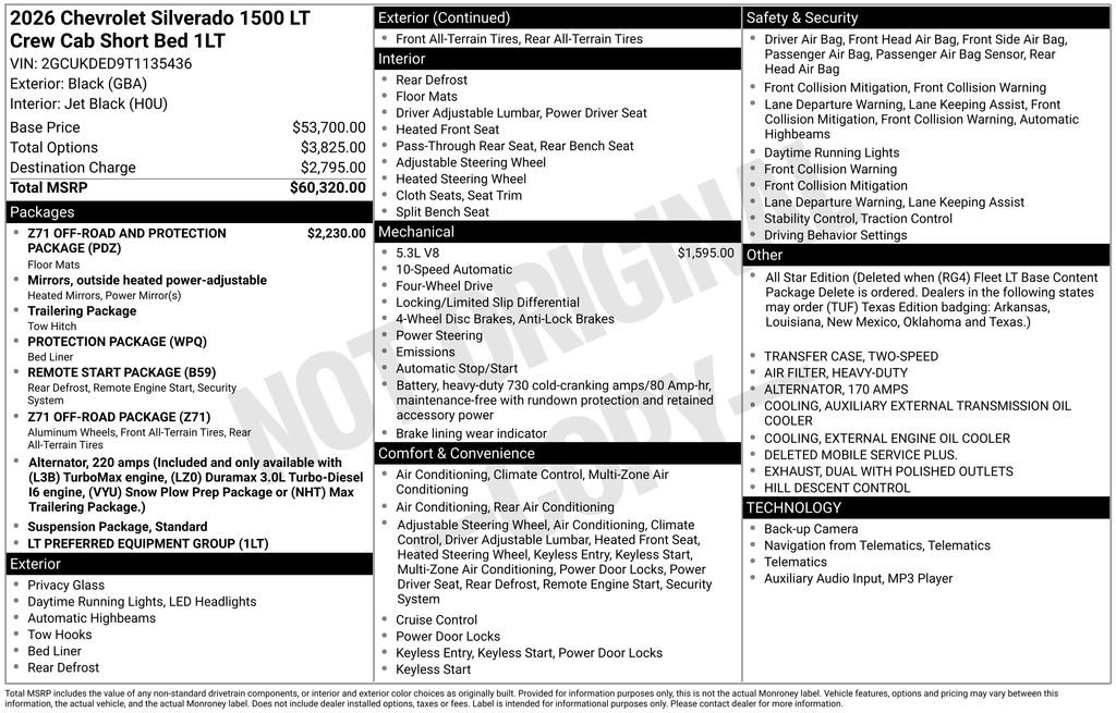 New 2026 Chevrolet Silverado 1500 LT AWD/4WD image 9