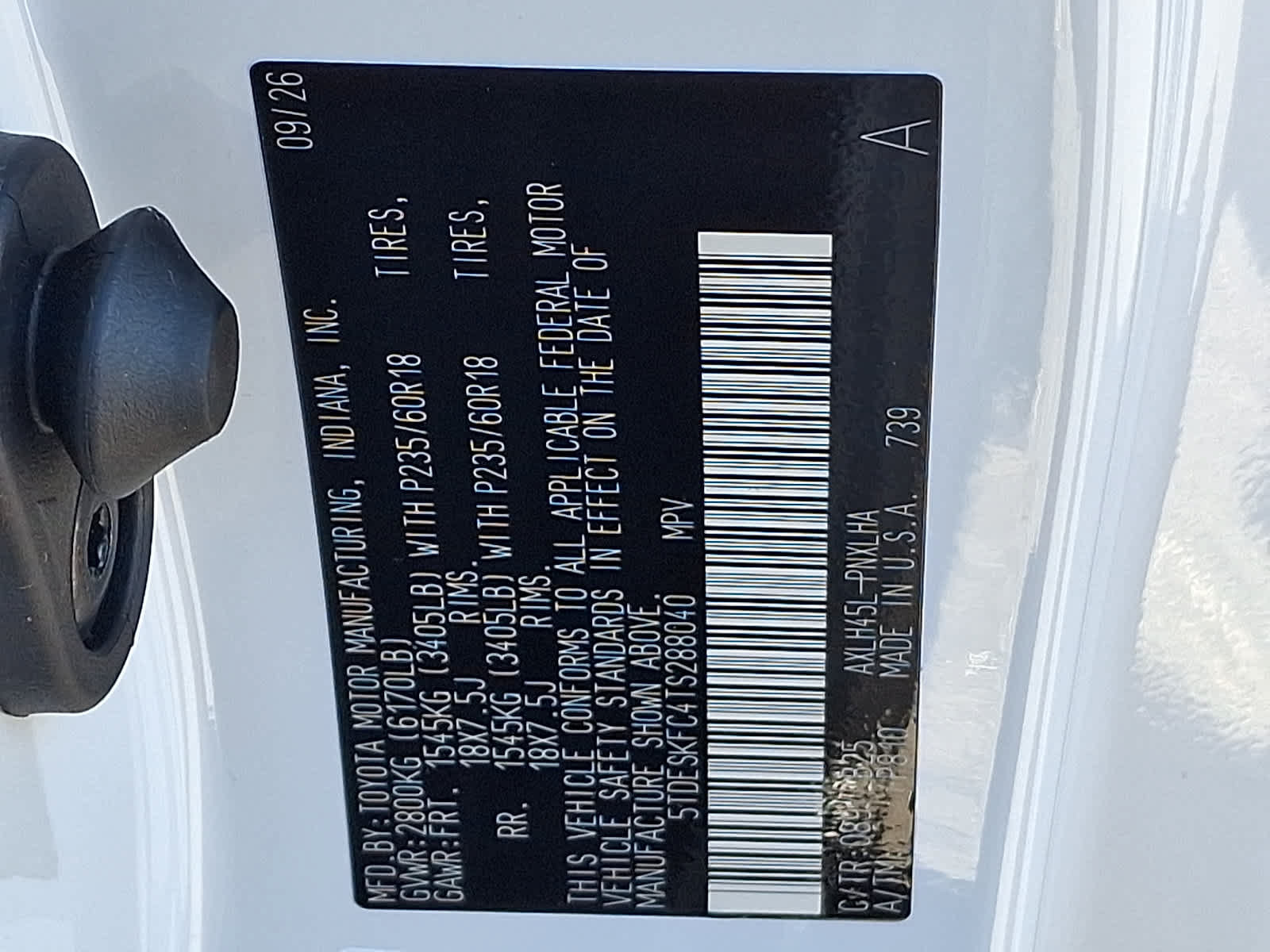 New 2026 Toyota Sienna Platinum AWD/4WD image 22