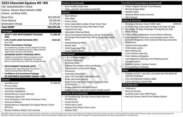 Used 2023 Chevrolet Equinox RS image 3