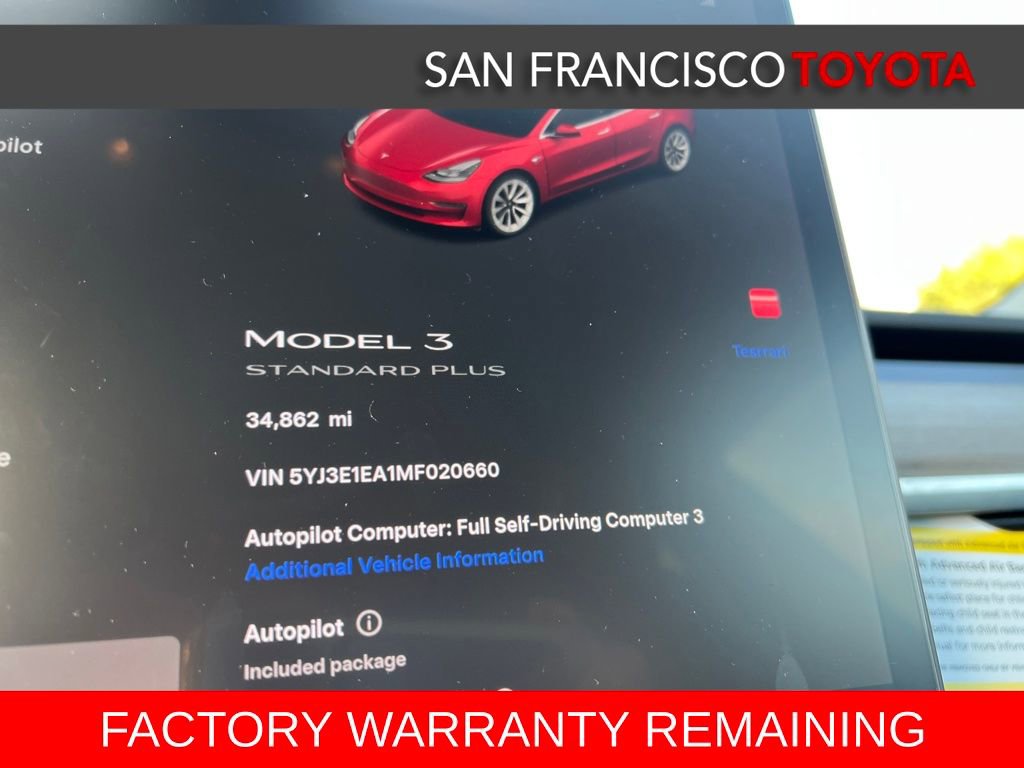Used 2021 Tesla Model 3 Standard Range Plus image 24