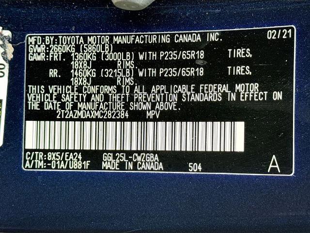 Used 2021 Lexus RX 350 AWD image 8