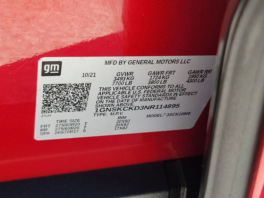 Used 2022 Chevrolet Suburban LT w/ LT Signature Package image 36