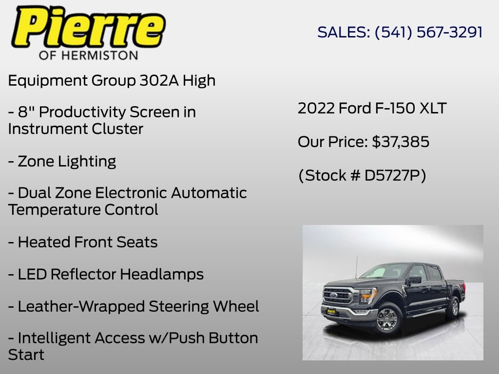 Used 2022 Ford F150 XLT w/ Equipment Group 302A High image 9