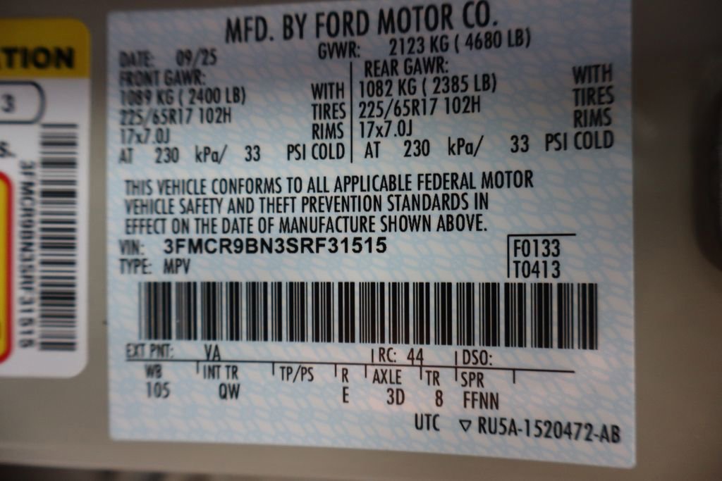 Used 2025 Ford Bronco Sport Big Bend w/ Convenience Package image 36