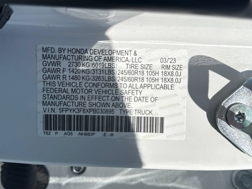Used 2023 Honda Ridgeline Black Edition image 20