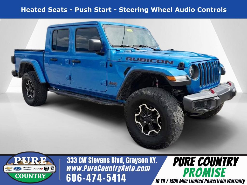 Used 2021 Jeep Gladiator Rubicon w/ Uconnect 4C Nav & Sound Group AWD/4WD image 1