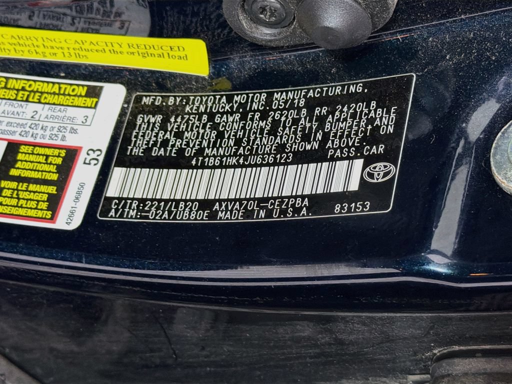 Used 2018 Toyota Camry XSE FWD image 23