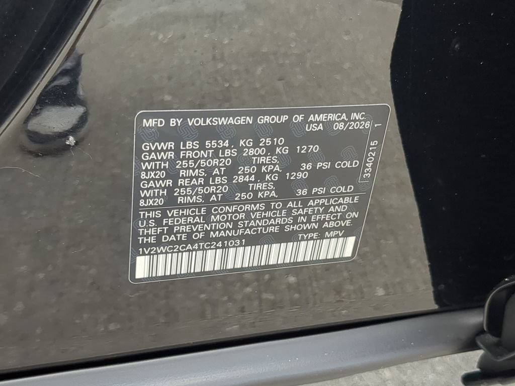 New 2026 Volkswagen Atlas Cross Sport SE FWD image 33