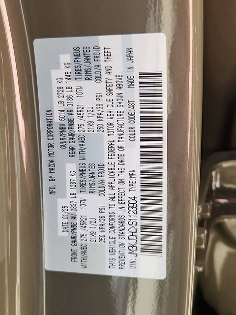 New 2025 MAZDA CX-70 3.3 Turbo S w/ Premium Package image 25