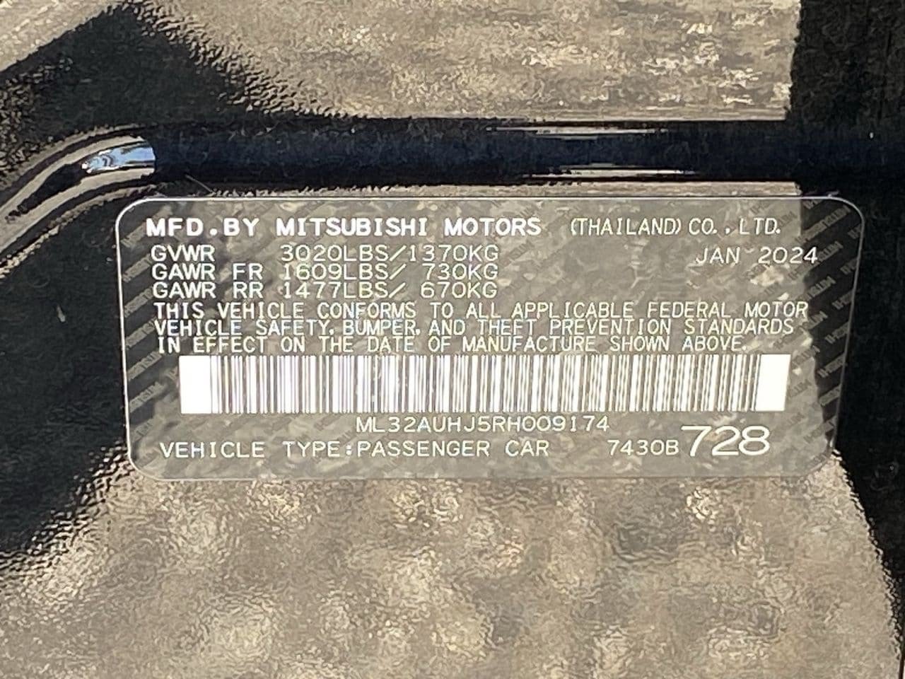 Used 2024 Mitsubishi Mirage ES FWD image 34