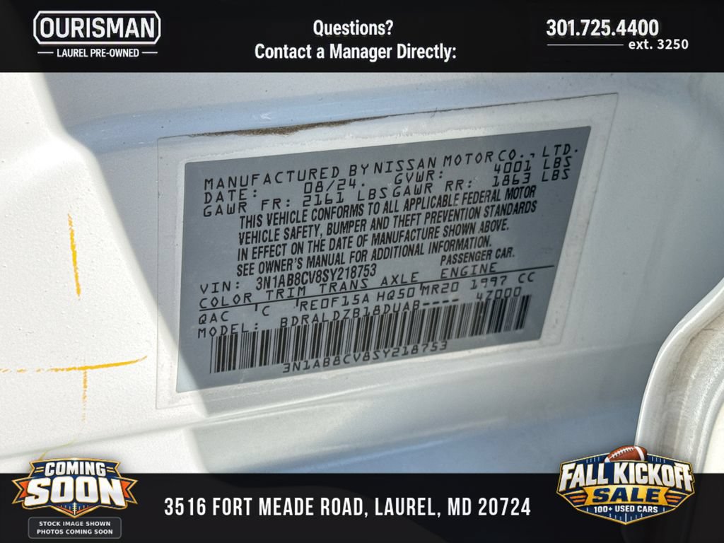 Used 2025 Nissan Sentra SV w/ SV Premium Package FWD image 27