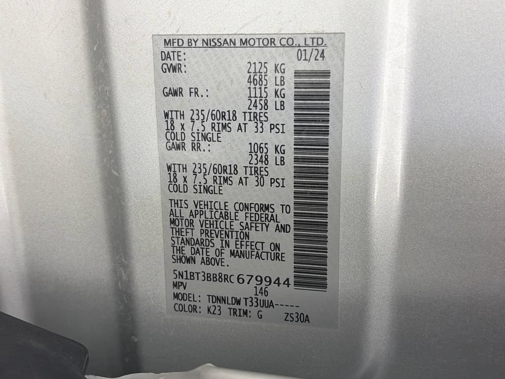 Used 2024 Nissan Rogue SV AWD/4WD image 9