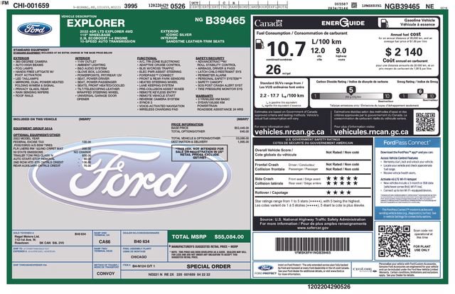 Used 2022 Ford Explorer Limited w/ Class IV Trailer Tow Package AWD/4WD image 20