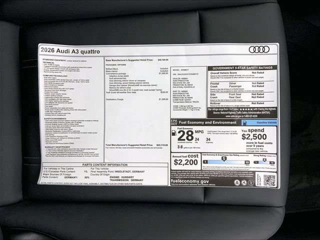 New 2026 Audi A3 2.0T Premium image 15