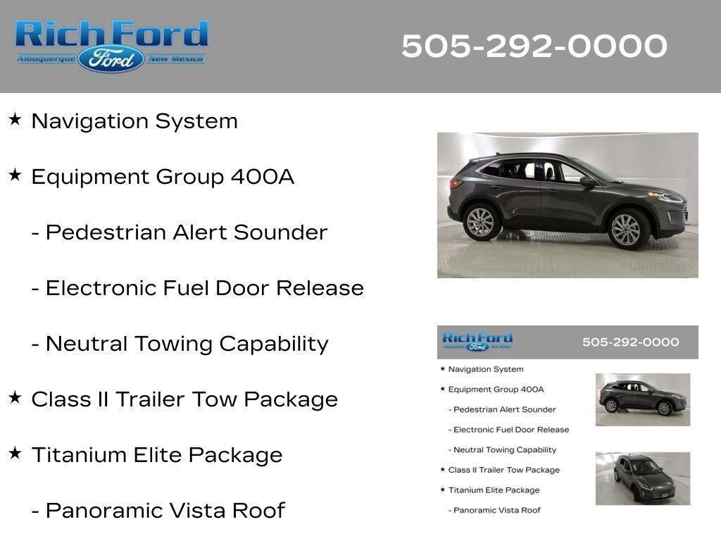 Used 2021 Ford Escape Titanium w/ Titanium Elite Package AWD/4WD image 21